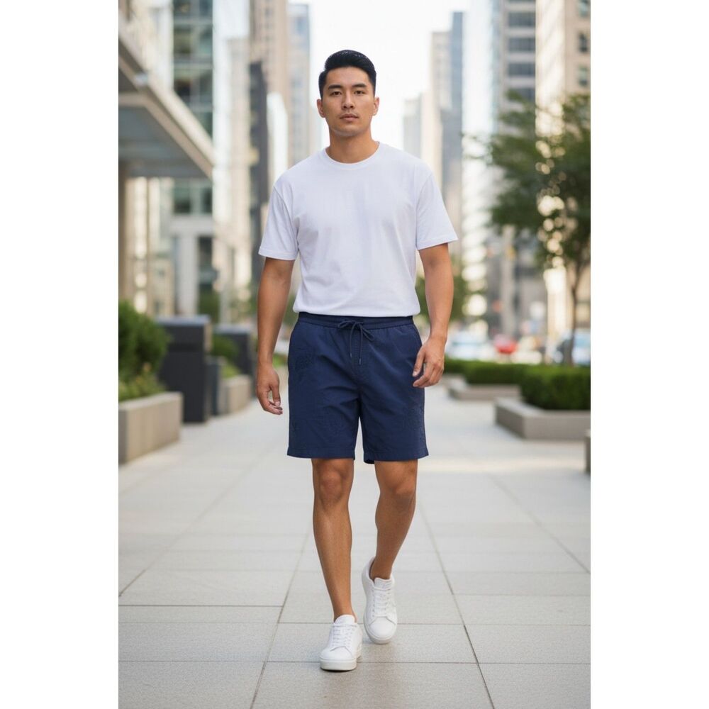 Caribbean Mens Shorts Size XL Blue NWT New With Tags